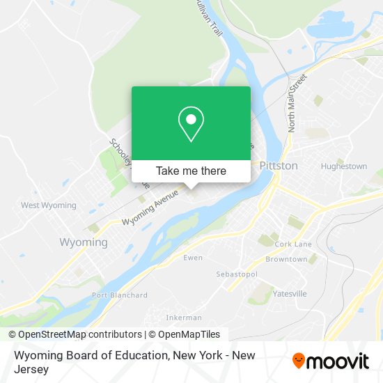 Wyoming Board of Education map
