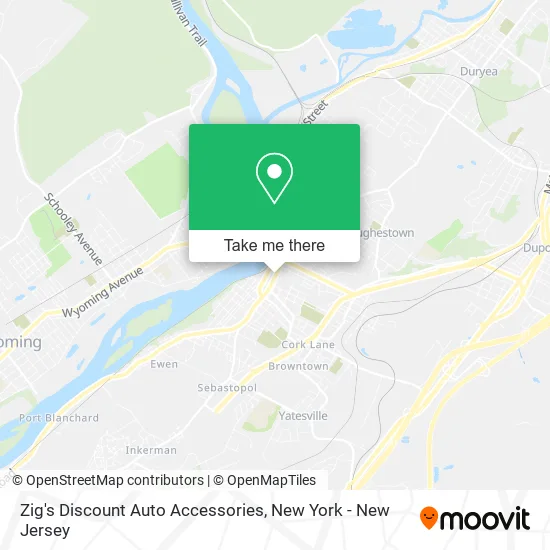 Zig's Discount Auto Accessories map