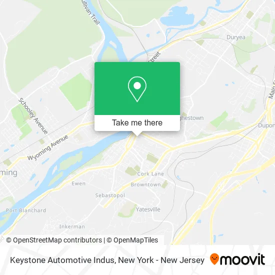Keystone Automotive Indus map