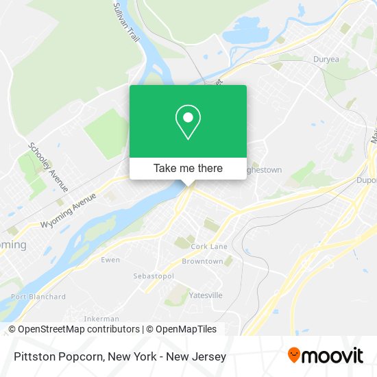 Pittston Popcorn map