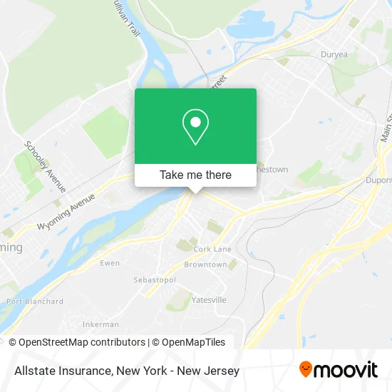 Allstate Insurance map