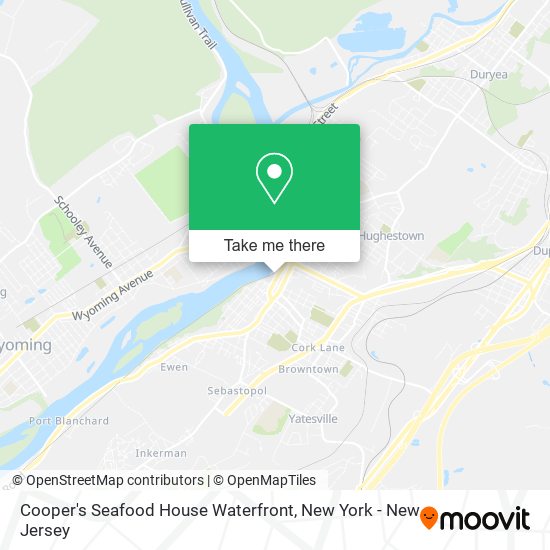 Cooper's Seafood House Waterfront map