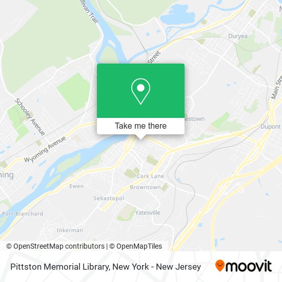 Pittston Memorial Library map