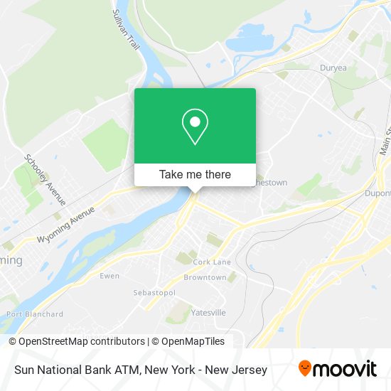 Mapa de Sun National Bank ATM