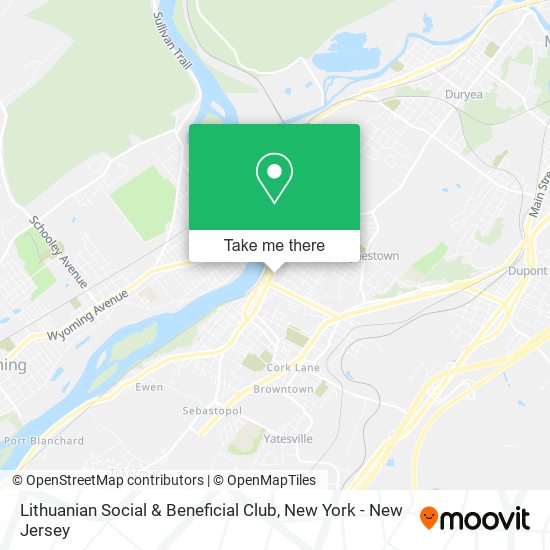 Mapa de Lithuanian Social & Beneficial Club