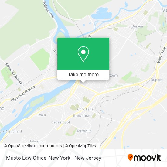 Musto Law Office map