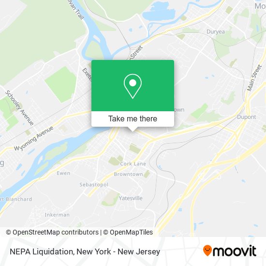 NEPA Liquidation map