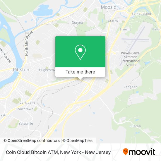 Mapa de Coin Cloud Bitcoin ATM