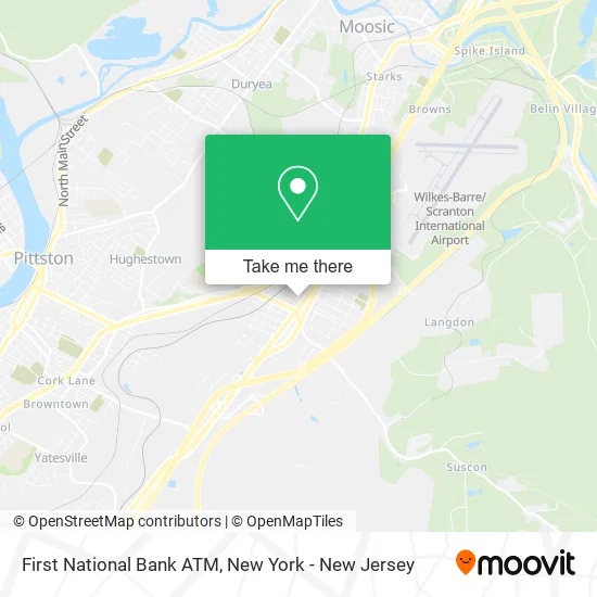 First National Bank ATM map