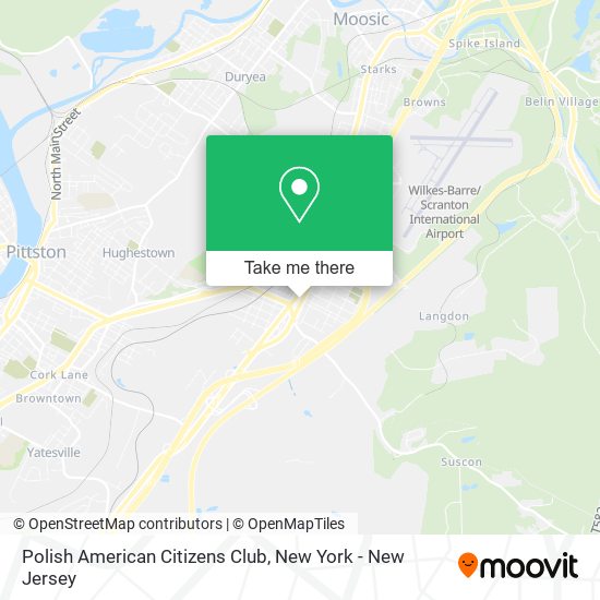 Polish American Citizens Club map