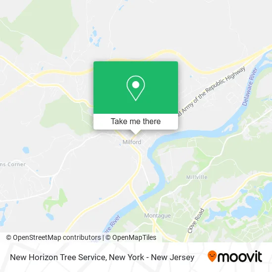 New Horizon Tree Service map