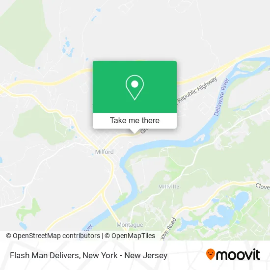 Flash Man Delivers map