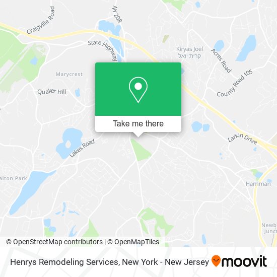 Henrys Remodeling Services map