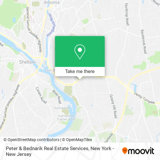 Peter & Bednarik Real Estate Services map