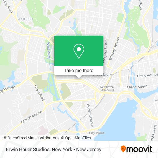 Mapa de Erwin Hauer Studios