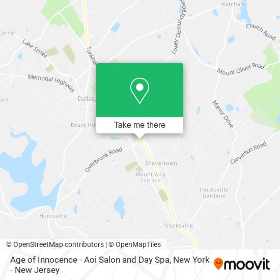 Age of Innocence - Aoi Salon and Day Spa map