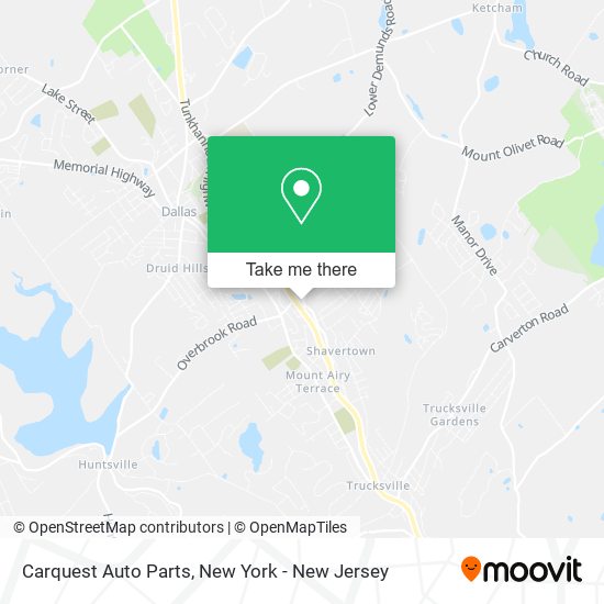 Carquest Auto Parts map