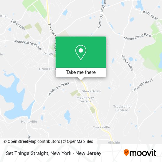 Mapa de Set Things Straight