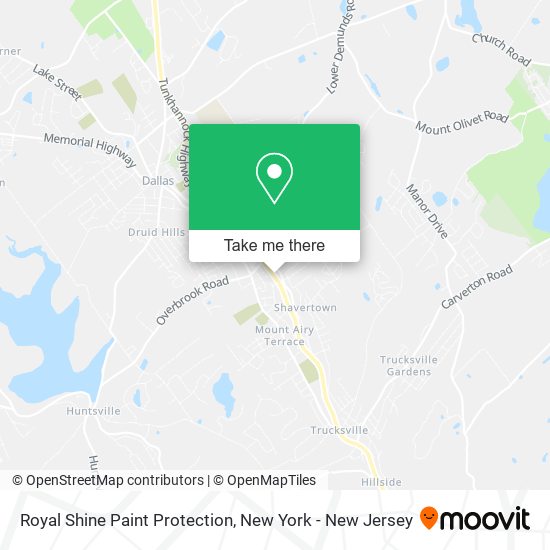 Royal Shine Paint Protection map