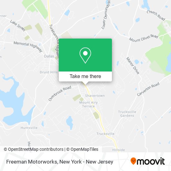 Mapa de Freeman Motorworks