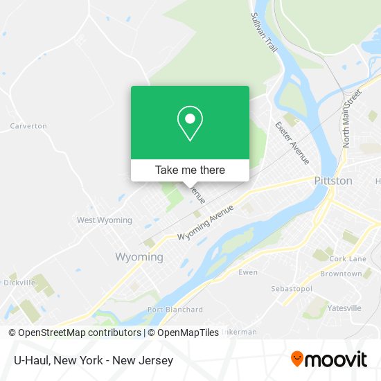 U-Haul map