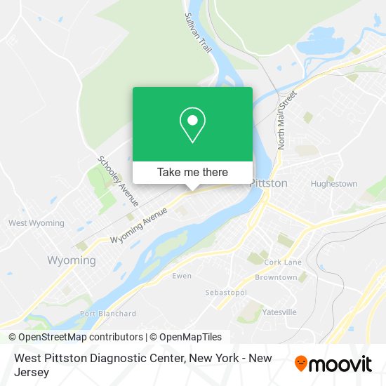 West Pittston Diagnostic Center map