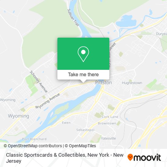 Classic Sportscards & Collectibles map