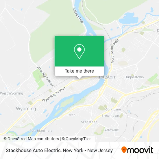 Stackhouse Auto Electric map