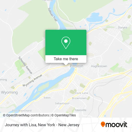 Journey with Lisa map