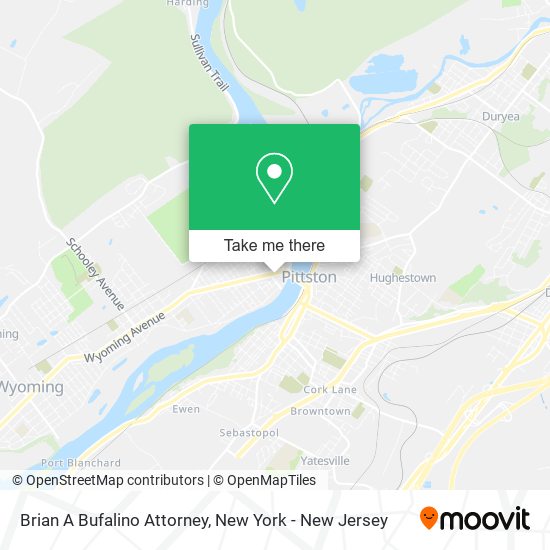 Mapa de Brian A Bufalino Attorney