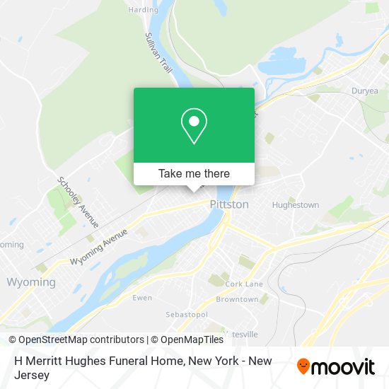 H Merritt Hughes Funeral Home map