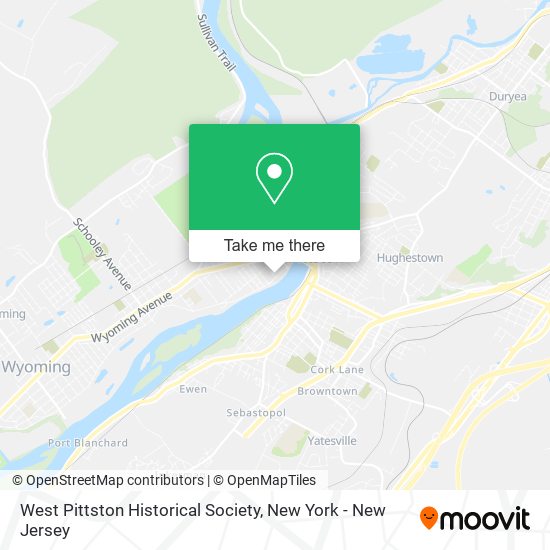 West Pittston Historical Society map