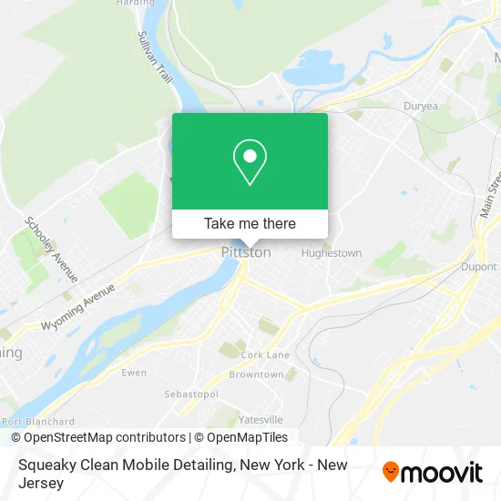 Squeaky Clean Mobile Detailing map