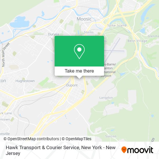 Hawk Transport & Courier Service map
