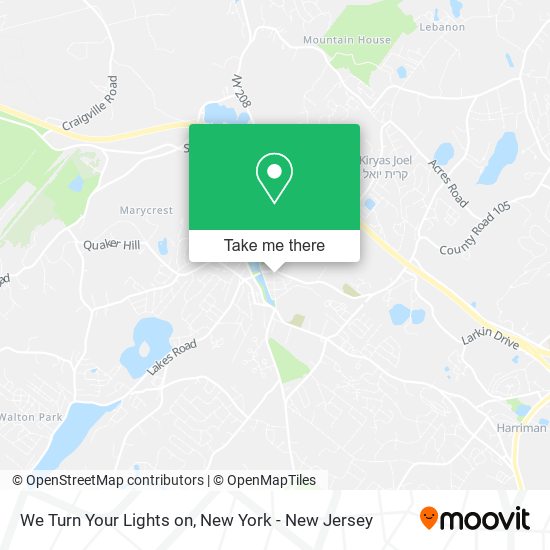 We Turn Your Lights on map