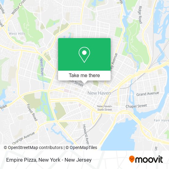 Empire Pizza map