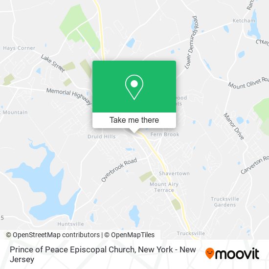 Mapa de Prince of Peace Episcopal Church