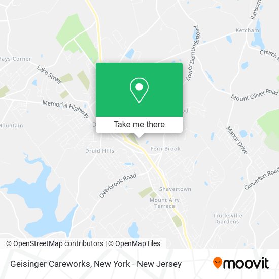 Mapa de Geisinger Careworks