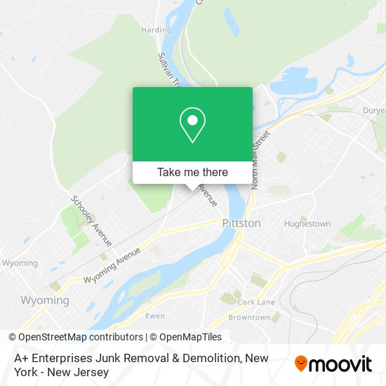 Mapa de A+ Enterprises Junk Removal & Demolition