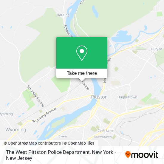 The West Pittston Police Department map