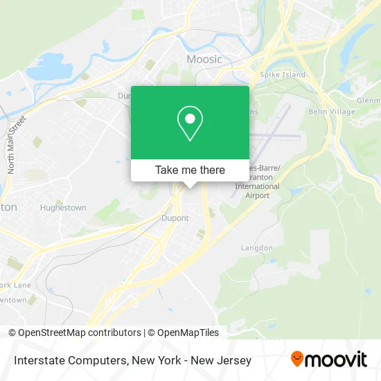 Interstate Computers map