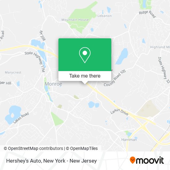 Hershey's Auto map