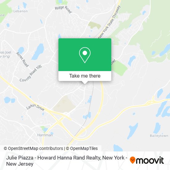 Julie Piazza - Howard Hanna Rand Realty map