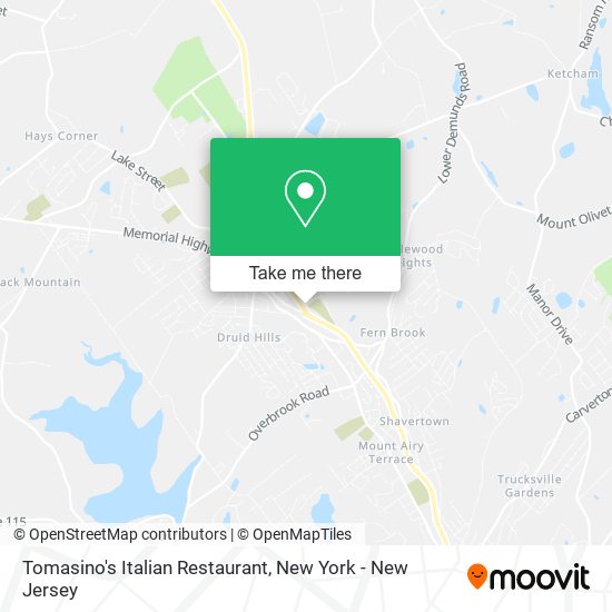 Tomasino's Italian Restaurant map
