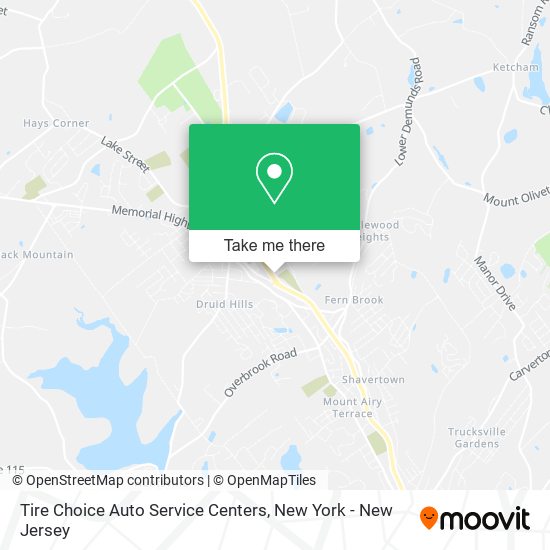 Tire Choice Auto Service Centers map