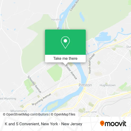 K and S Convenient map