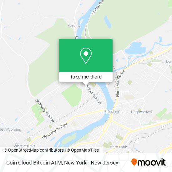 Mapa de Coin Cloud Bitcoin ATM