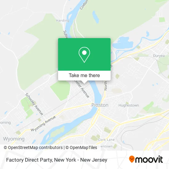 Factory Direct Party map