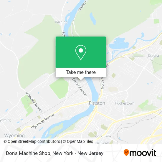 Don's Machine Shop map