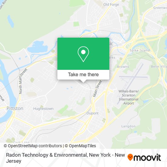 Radon Technology & Environmental map